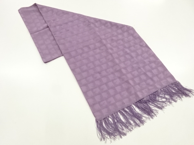 屏風箔模様織出しショール